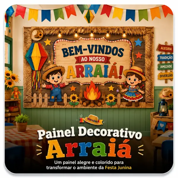 Painel Decorativo Arraiá