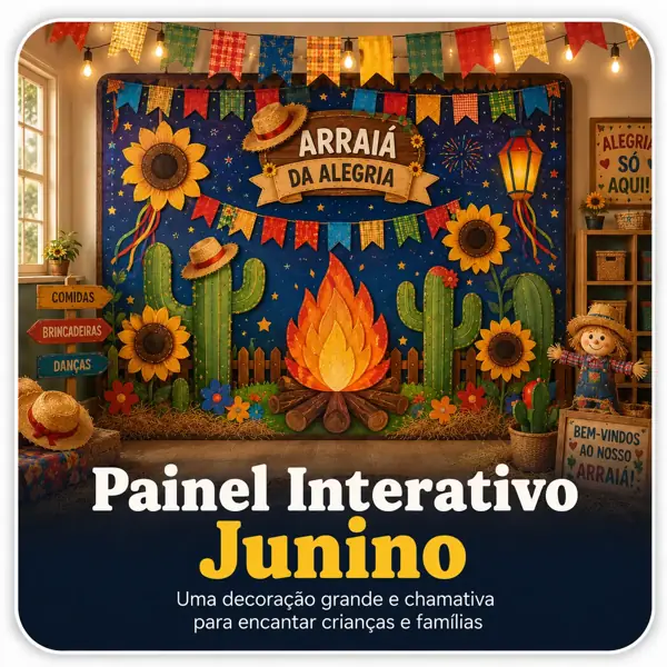 Painel Interativo Junino